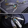 Collares colgantes SO TAIJIAO Cadena Set Takahashi Goro Style Feather Collar Campo para hombres Pendientes para hombres para joyas 236s