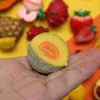 3pcsfridge magneti 3d simulazione carina simulazione frutta avocado banana messager magnete decorazione magneti mango adesivi di frigorifero ananas