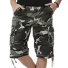 Nouveau short de camouflage de style 2024 avec plusieurs poches, pantalon de grande taille de 5 pouces, pantalon de plage pour hommes en vrac