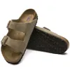 bostons clogs slipper sandals with box slides women men designer sandals soft suede snake leather slide clog flip flops taupe buckle strap favourite beach shoes