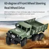 RC Car Toys for Boys 1 18 Remote Control Truck Military OffRoad Vehicle Radio Controlled Transporter Light Electric Toy 240508