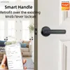 Smart Lock Bluetooth Smart Lock с биометрическим замком спальни и мелко печатным паспортом для входа без ключа и модификации DIY деревянных дверей wx