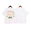 Rhude T-shirts Luxury Brand Men's Fashion Original Design Hip Hop Tees Cotton High Quality T Shirt Classic Vintage Tshirt Streetwear Summer Casual Breattable Clothes