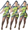 Mulheres vestidos modelas designers roupas 2021 Vestidos de macacão arco -íris de verão