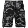 Été 2024 New Men's Grand Shorts décontractés Camouflage de plage Pantalon de 5 pouces