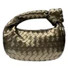 Botgas Designer V Handbag Totes Leather Women Cowhide Jodies Bag Horn Hand Woven Original Edition
