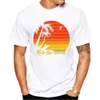 Camisetas masculinas Thub Beach Surf Design Men T-shirt Retro Surfing Triped T Camisetas curtas SLVE Surfista vintage Tshirts Harajuku T Y240509