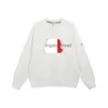 Lüks Tasarımcı Hoodie Sweatshirt Kalın Erkek Hoodies Klasik Mürettebat Boyun Trailsuit Göğüs Siyah Kırmızı Beyaz Büyük CP Günlük Kapüşonlu Man için Fransız Üstleri Kalite Sweater