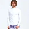 Swimwear's Swimwear Rash Guard Protection Sun Protection Diving Maniche lunga costume da bagno di alta qualità Lycra Rashguard per uomini Mera di surf Shirt 6 Colori