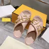 Designer Sandalen beroemde damesglijbels Sandale Sandale Sandles Sliders Sliders Platform Bodem Flops Summer Casual Beach Real Lederen Top Kwaliteit met doos 10A