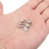 Navel Rings 5pcs Short Belly Button Rings 6mm Bar Length Stainless Steel 14G Small Belly Rings Surgical Steel Navel Piercing Jewelry d240509
