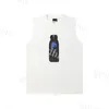 Paris Designer Mens T Shirt Summer Dosiężna kamizelka sportowa bawełniana bawełniana koszulki bez rękawów
