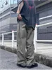 Женские штаны Каприс Хоучжоу в японском стиле Gorpcore Track Bants Harajuku Hippie Strt Cargo Parachute Pants Kpop Американский ретро -мешковатые спортивные штаны Y240509