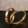 Bruiloft armbanden roestvrij staal gouden kleur mooie geliefden kubieke zirconia armbanden armbanden voor vrouw bruiloft polsband trendy sieraden geschenken