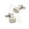 Couchettes Igame ampoule bouffée de manchette en argent conception de lumière de haute qualité matériaux en laiton pour hommes Q240508