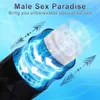 Other Health Beauty Items Automatic Male Masturbation Cup Control Pocket Cat Vibration Oral Vaginal Used for Adult Sexual Machine Toys Q240508