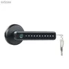 Smart Lock Tuya SmartLife Application Intelligent Empreinte Mot de passe du mot de passe de verrouillage à boulon Single pour les portes en métal en bois intérieur WX