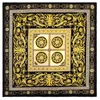 Sjaals pobing handmatige hand opgerolde twill zijden sjaal vrouwen retro cashew square echarpes foulards femme wrap bandana hijab 90cm q240508