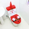 Covers Toilet Elf stoel Decoraties, Santa Ornament Christmas Badkamer Xmas Home Indoor Decor