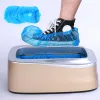 Bedekt 100 stcs Wegwerp plastic schoenafdekkingen Waterdichte niet -slip voetafdekkingen voor automatische schoenafdekkingsdispensermachine T buckle