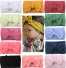 Tout nouveau nouveau-né pour tout-petit bébé filles enveloppe de tête lapin Big Bow Knot Turban Bandband Accessoires Baby Cadeaux pour 02Y DHL8104594