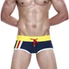 Underpants U Men's Us Convex Concive Trunks per i giovani alla moda Adolescenti a vita bassa adolescenti Summer Fashion Beach Swimwear