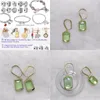 Charm Emerald Earrings Alloy Party Festival Ladies Glamour Drop Delivery Sieraden DHFI1