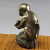 Figurine decorative Figurine Ornamenti delle scimmie in rame Feng Shui Products