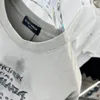 BLCGレンシアユニセックスサマーTシャツメンズビンテージジャージーTシャツレディースオーバーサイズヘビー級100％コットンファブリックワークマンシッププラスサイズトップスティーBG30291