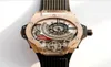 Wenfucheng Trendy Mens Watches Personnalized Tritium Men039S Grand cadran Pin Roude boucle quartz montre la montre-bracelet Sapphire3151383