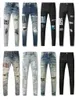 jeans roxo jeans jeans jeans skinny calça lápis buraco hole algodão impressão de hip hop jeans jeans calças de moda calça de moda de alta qualidade jeans slim fit#294