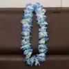 Decoratieve bloemen kransen Hawaiiaanse bloem ketting Leis Artificial Garland Hawaii Beach Party Decoratie Fancy Dress Luau bruiloft Verjaardag cosplay