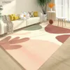 Carpet Moderno Abstract Living Room Decoração Carpete Simples Quarto Plush Carpet Area Grande Família de carpete Yang Taiwan Janela macia WX WX