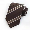 Bow Ties Luxury 8cm pour hommes à cravate Stripes Coldies Plaid Vérifiez pour l'homme Groom Jacquard Ascot Ascot ACCESSOIRES FORMAL BUSINESS Party