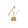Luxe design ketting 18K Gold vergulde roestvrijstalen mode dames ketting hanger bruiloft sieraden accessoires x223123 246c