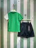 Fashion Baby Tracksuits Summer Boys Polo Set Taille 100-150 cm pour enfants Designer Clothing Design T-shirts et shorts 24mai