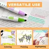 12-st highlighter markers Pen Dual Tip Milkliner Pastel kleur oog-protect licht kleur fluorescentie pennen school tekening marker 240425