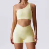 Lu Yoga Bodysuit Align Jumpsuit sale Oblique Shoulder Sports Bra Fiess Yoga shorts Moisture Wicking Breathable Seamless sports suit Lemon L