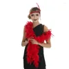 Scarves Women Feather Boas Scarf For Carnivals Parties Western Fashion Roleplay Party Costume Neckwear