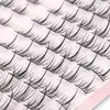 False Eyelashes 120 Grafted eyelashes natural soft fluffy fake eyelashes extended cluster bottom eyelashes comic book eye makeup tool d240508