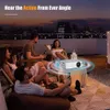 Salange Mini Projector LED suporta 1080p 480 * 360 Home theater de alta definição iOS Android TV Stick USB HDMI Audio PK YG300 J240509