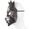 Kurt Maskesi Cadılar Bayramı Karnaval Partisi Masquerade Ball Eva Yarım Yüz Hayvan Maskesi