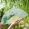 Produits de style chinois Fan fan féminine Qipao Hanfu accessoires de danse ventilateur chinois ancien fan pliage fan de fleur de fleur de fleur de soie