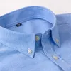 Heren DRAAD SHIRTS 5XL MENS FASHIMS SHIRT Lange mouw Oxford katoenen lente/zomer niet-ijzerwording zakelijke vrijetijds vrije kleur nieuwe slanke hoogwaardige d240427