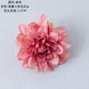 Decorative Flowers 8cm Dahlia Artificial Silk Heads For Wedding Home Decoration DIY Wreath Gift Box Scrapbooking Craft Fake Flower Head