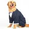 Master de vêtements pour chiens Maître de vacances Suit animal de compagnie Handsome Bow à nœud papillon Tuxedo