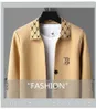 Luxury Brand Fashion Designer Men's Autumn Winter Warm Waterproof Windproof Jacket Fashion Casual Hip Hop Street Button Outdoor Jacket Plaid Stripe Asian size SM-4XL