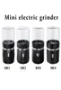 Mini Electric Grinder Crusher 400mAh Batterij Oplaadbare droge kruiden metaal handheld helikopter met USB -kabel Oplaadbare originele LT6311554