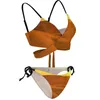 Dames badmode sexy bikini's set vrouwen gouden woestijn bikini zwempak duinen zonsondergang landschap zwem surf tweedelige stijlvolle zwempakken