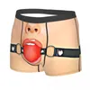 Underpants Ball Gag Underwear Uomini stampati stampati personalizzati BSE SEX PLAY SHORTS STAMPI